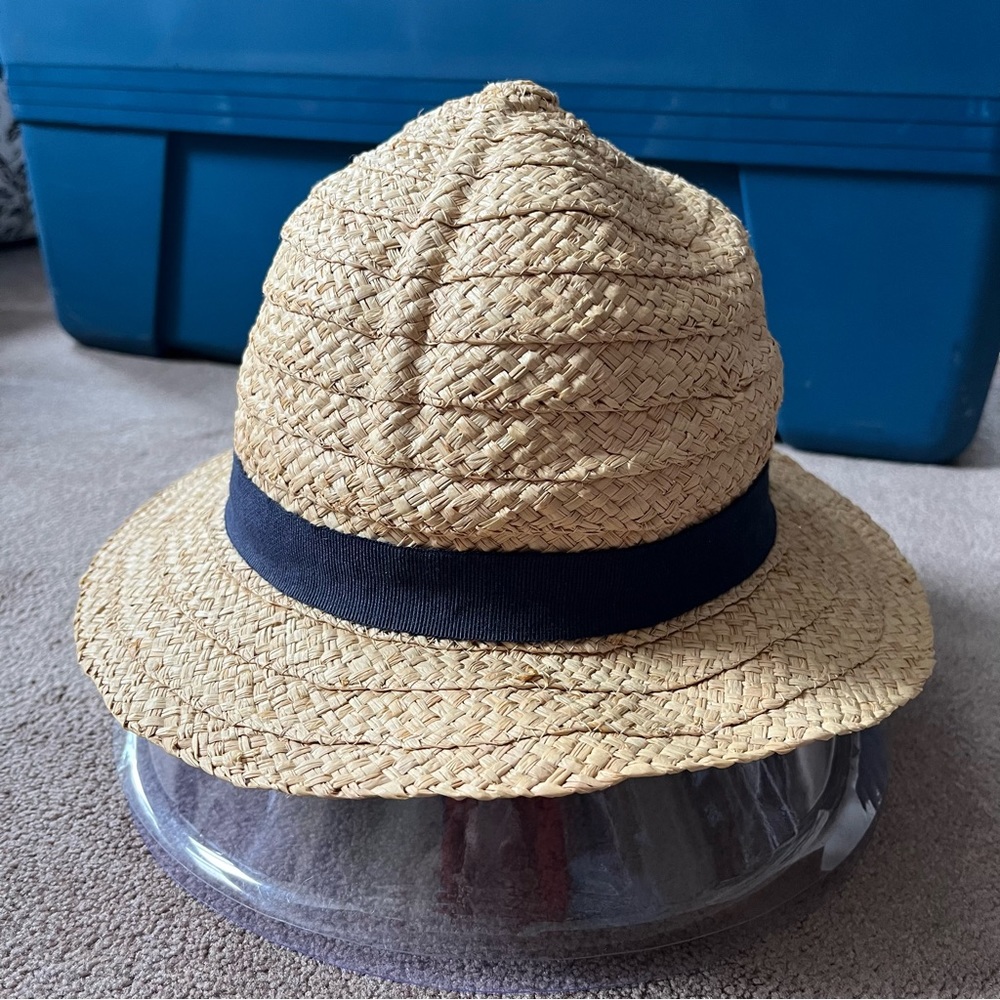 Vintage Orvis Straw Hat with Ribbon